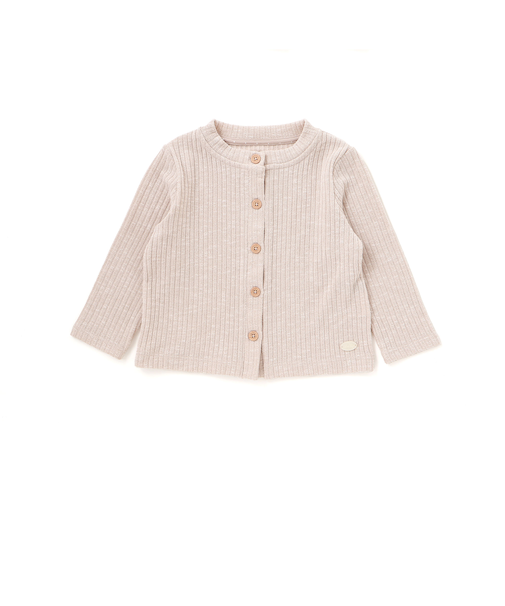 メランジテレコ長袖カーディガン(80~100cm)