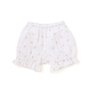 【お揃い】花柄裾レースフリルブルマ(80~90cm)