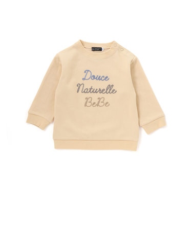 カノコチェーンステッチロゴ長袖Tシャツ(80~100cm)