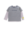 ボーダー半袖Tシャツ+長袖Tシャツセット(90~160cm)