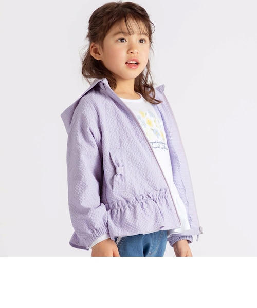 BeBe べべ　くすみムラサキ　ジャケットジャンパー 150 ベベ オンライン ストア/アウターの通販｜&mall（アンドモール）三井