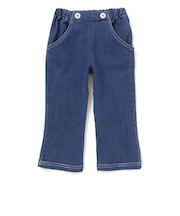 フロント2つボタン ラメデニムパンツ(100~140cm)