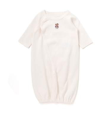 アニマルクマウサギ恐竜刺しゅう接結2WAYオールベビー(50~70cm)