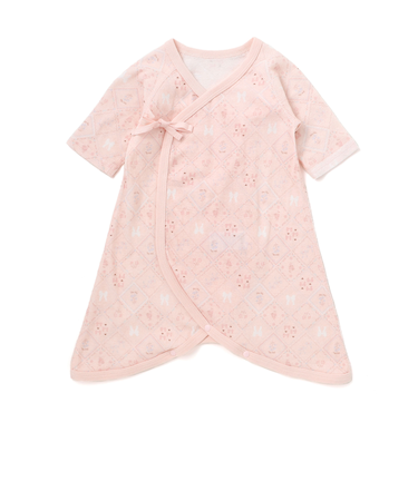 コットンプリント総柄コンビ肌着ベビー(60~70cm)