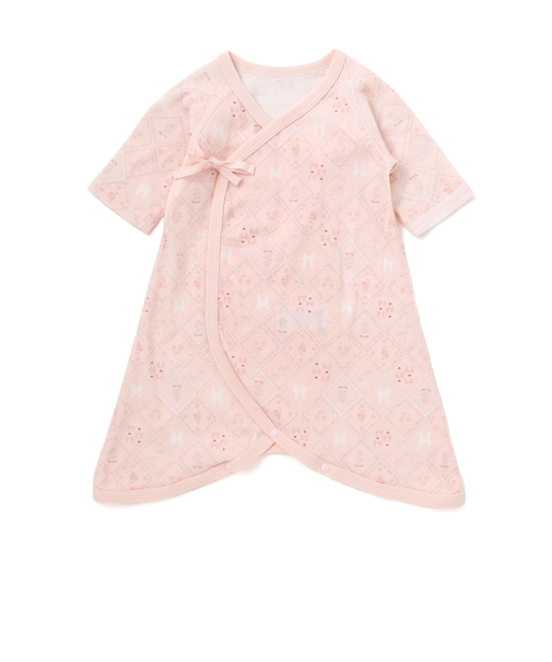 コットンプリント総柄コンビ肌着ベビー(60~70cm)