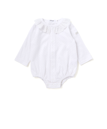 ドットボーダー襟付きボディミニベビー(70~80cm)