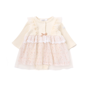 チュール花柄スカートドッキングボディミニベビー(70~80cm)