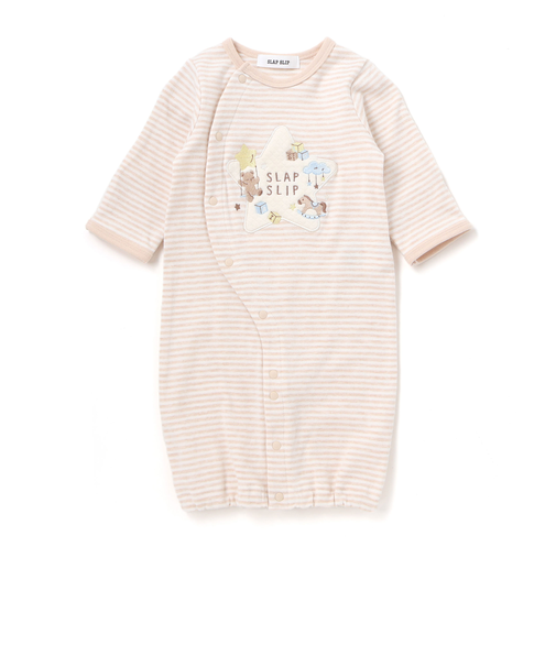 アニマルクマウサギ恐竜お星さまパッチ2WAYオールベビー(50~70cm)