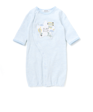 アニマルクマウサギ恐竜お星さまパッチ2WAYオールベビー(50~70cm)