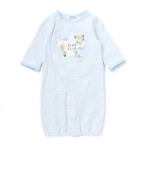 アニマルクマウサギ恐竜お星さまパッチ2WAYオールベビー(50~70cm)