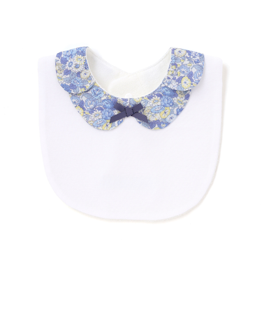 【日本製】【お揃い】リバティ(leontyne dream)プリントタナローンペタル襟付きリボンスタイ