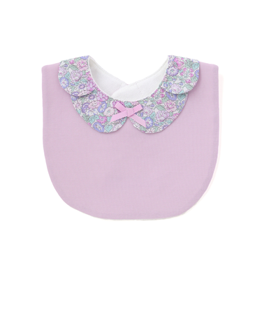 【日本製】【お揃い】リバティ(leontyne dream)プリントタナローンペタル襟付きリボンスタイ