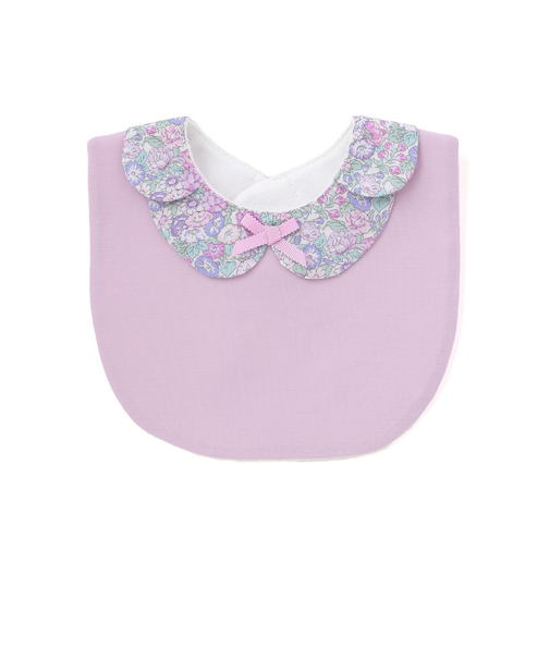 【日本製】【お揃い】リバティ(leontyne dream)プリントタナローンペタル襟付きリボンスタイ