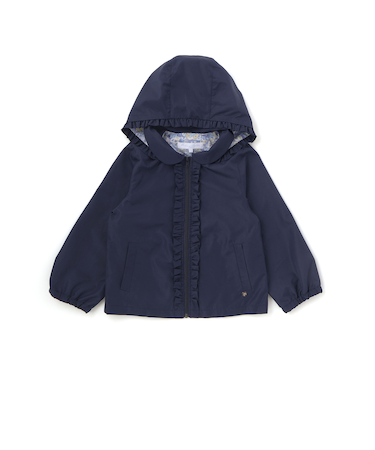 【お揃い】フード取り外しxタフタxリバティ(leontyne dream)タナローンジャケット(90~140cm)