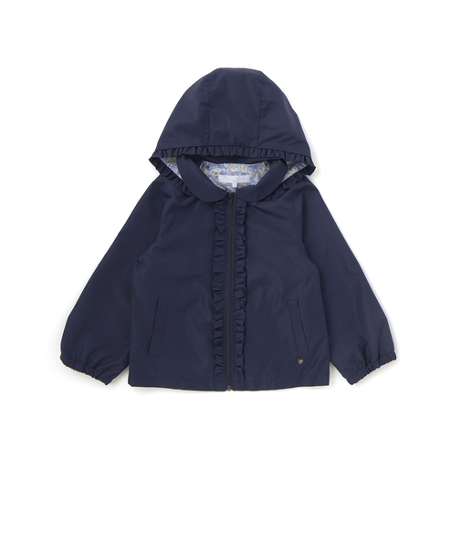 【お揃い】フード取り外しxタフタxリバティ(leontyne dream)タナローンジャケット(90~140cm)