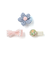 いろいろお花リボンヘアピン3点アソートベビー