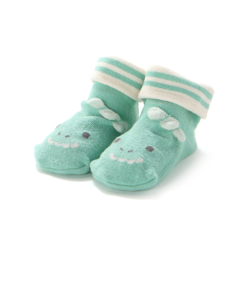 クマウサギ恐竜モチーフソックスベビー(9~12cm)