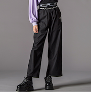 チラレースウエストワイドパンツ(130~160cm)