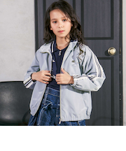 レースライン入りタフタジャケット(110~150cm)