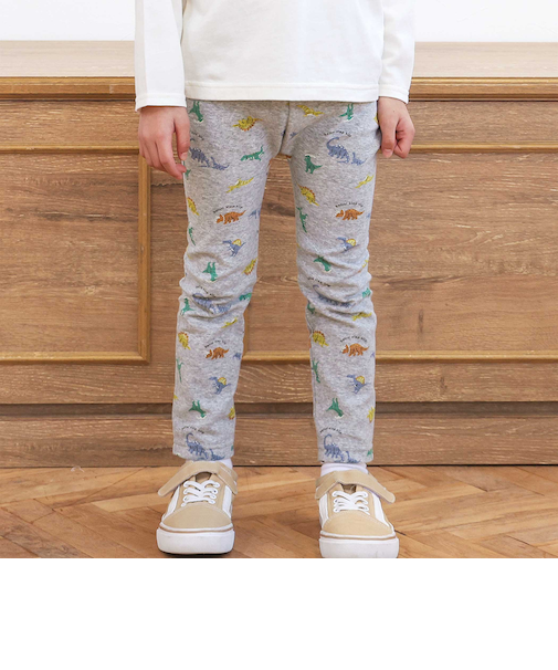 【スララク/防汚加工/オーガニックコットン】前後フリーで時短！パパパッと穿ける前向きパンツ(80~120cm)