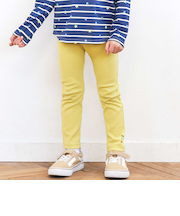 【スララク/防汚加工/オーガニックコットン】前後フリーで時短！パパパッと穿ける前向きパンツ(80~120cm)