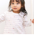 【スララク/防汚加工/オーガニックコットン】ときめきデザイン女の子長袖Tシャツ(80~130cm)