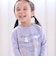 【スララク/防汚加工/オーガニックコットン】ときめきデザイン女の子長袖Tシャツ(80~130cm)