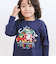 【スララク/防汚加工/オーガニックコットン】わくわくデザイン男の子長袖Tシャツ(80~130cm)