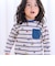 【スララク/防汚加工/オーガニックコットン】わくわくデザイン男の子長袖Tシャツ(80~130cm)