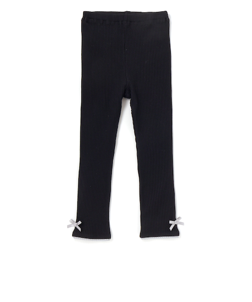 裾レースリボンレギンス(80~130cm)