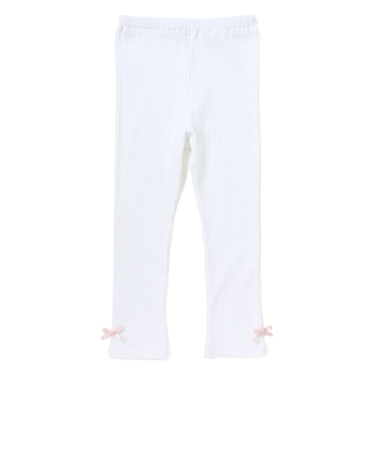 裾レースリボンレギンス(80~130cm)