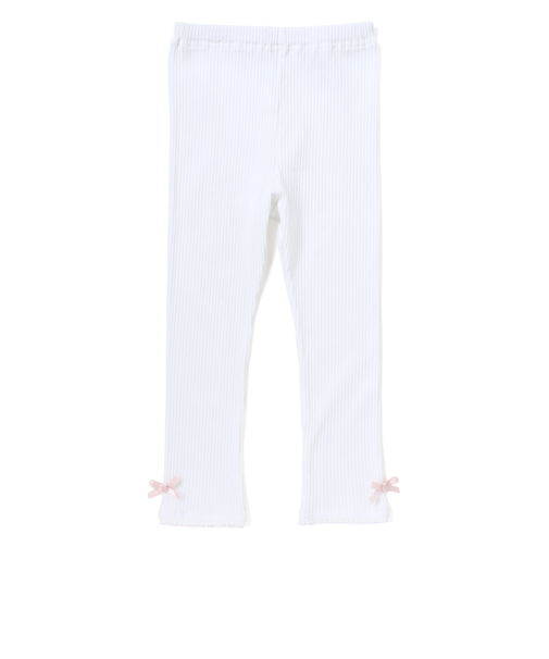 裾レースリボンレギンス(80~130cm)