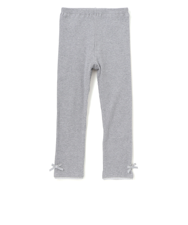 裾レースリボンレギンス(80~130cm)