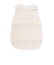 【お揃い】コットンクマ木馬総柄3重ガーゼスリーパーベビー