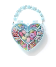 ハートミラーケース付きヘアアクセサリーセット