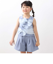 ストライプリボンセットアップ(95~150cm)