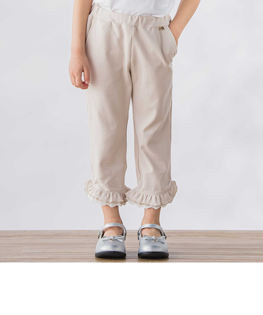 裾フリルカットソー7分丈パンツ(95~150cm)