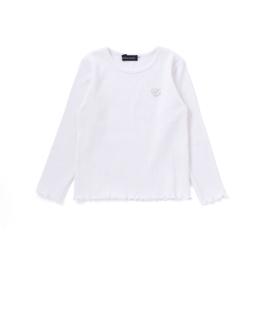 シンプルリブTシャツ(95~150cm)