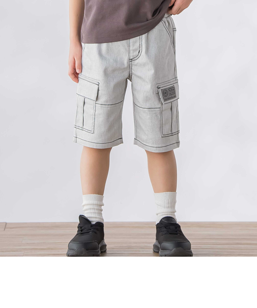 デニムライクカットソーハーフパンツ(95~160cm)