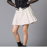 レザーポケット プリーツスカパン(130~160cm)