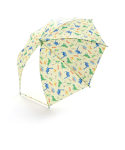 【お揃い】はたらくくるま花柄恐竜プリント総柄傘(45~50cm)