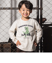 恐竜コード刺しゅうロゴTシャツ(80~140cm)