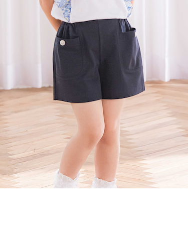 コットンポリエステル ドライトリコット ショートパンツ(90~140cm)