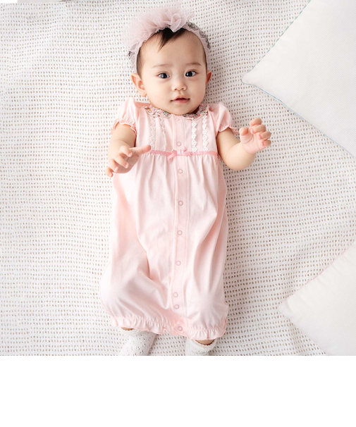 【お揃い】リバティプリント半袖2WAYオール(50~75cm)