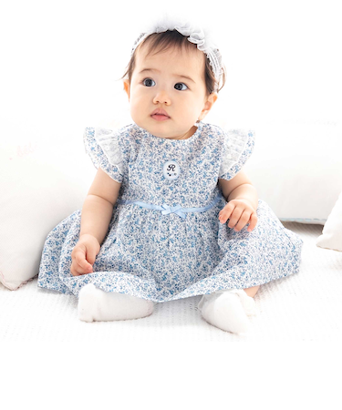 【お揃い】リバティプリント花柄チュニック(70~90cm)