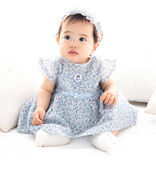 【お揃い】リバティプリント花柄チュニック(70~90cm)