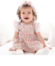 【お揃い】リバティプリント花柄チュニック(70~90cm)