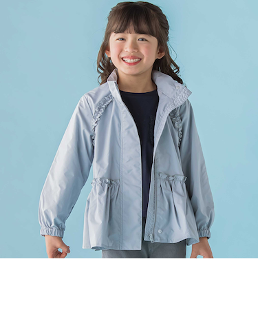 【店舗限定】タフタメッシュフリルジャケット(95~150cm)
