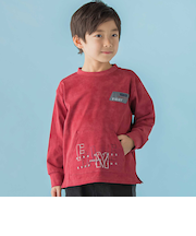 【店舗限定】カンガルーポケットロングTシャツ(95～150cm)