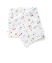 【お揃い】モチーフ総柄ガーゼおくるみベビー